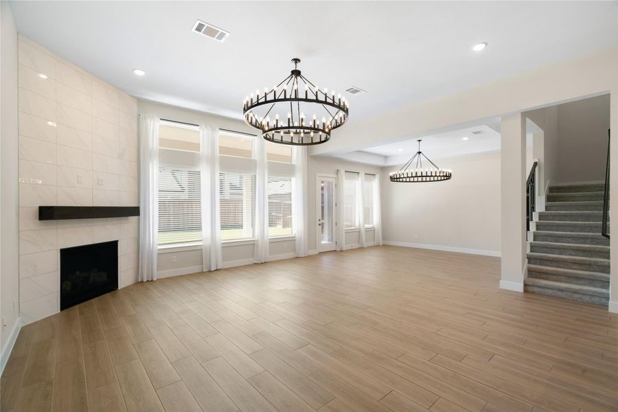 Spacious, unfurnished interior of a new home in Woodson’s Reserve, Spring (Image 22).