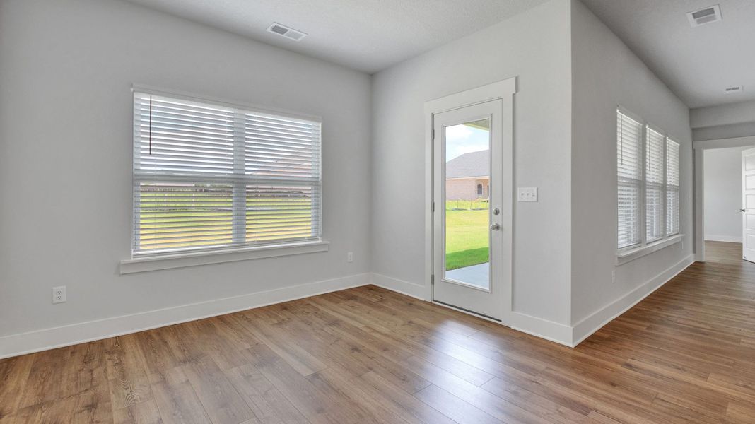 Spacious, unfurnished interior of a new home in Hedge Rose, Somerville (Image 23). Spacious, unfurnished interior of a new home in Hedge Rose, Somerville (Image 23).