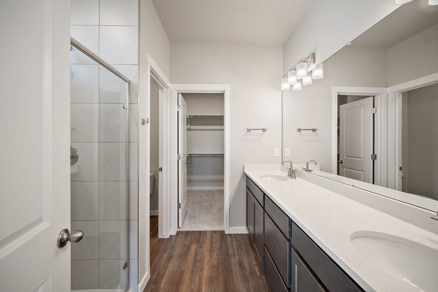 Furnished interior view inside a new home in The Glen, Colorado Springs (Image 10).