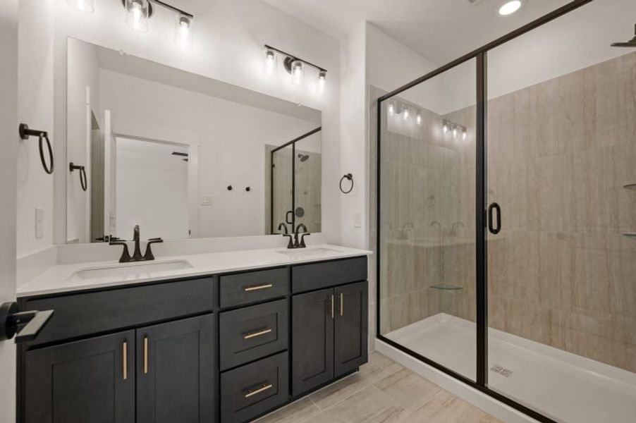 Furnished interior view inside a new home in Chelsea Commons, Allen (Image 10).