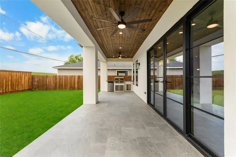 Exterior details and patio area of a home in , Fort Worth (Image 3).