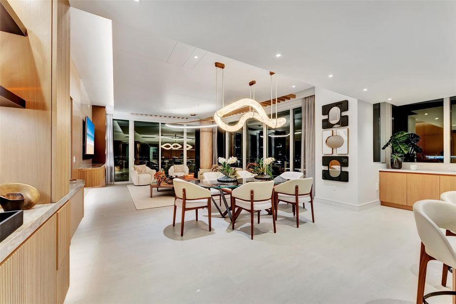 Furnished interior view inside a new home in , Fort Lauderdale (Image 15).
