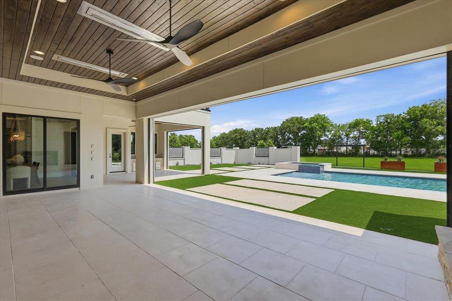 Exterior details and patio area of a home in , Bartonville (Image 25).