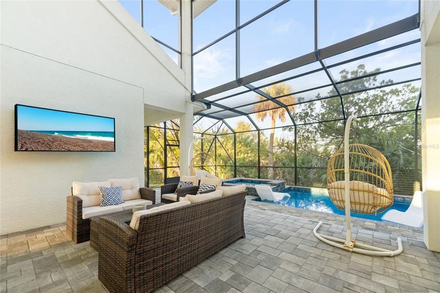 Exterior details and patio area of a home in , Flagler Beach (Image 33).