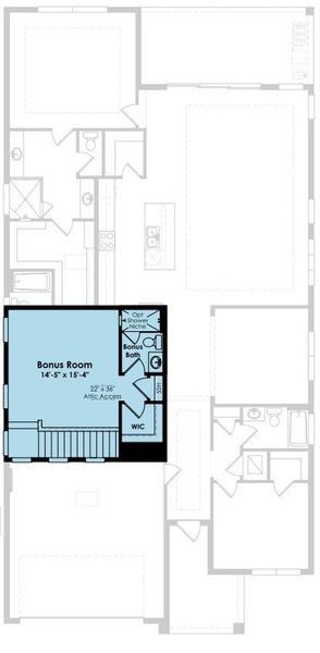 2D floor plan layout of this home in Cove Royale, Stuart, FL (Image 3).