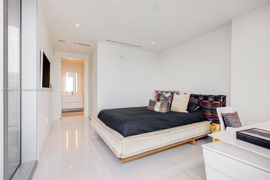 Furnished interior view inside a new home in Aston Martin Residences, Miami (Image 8).