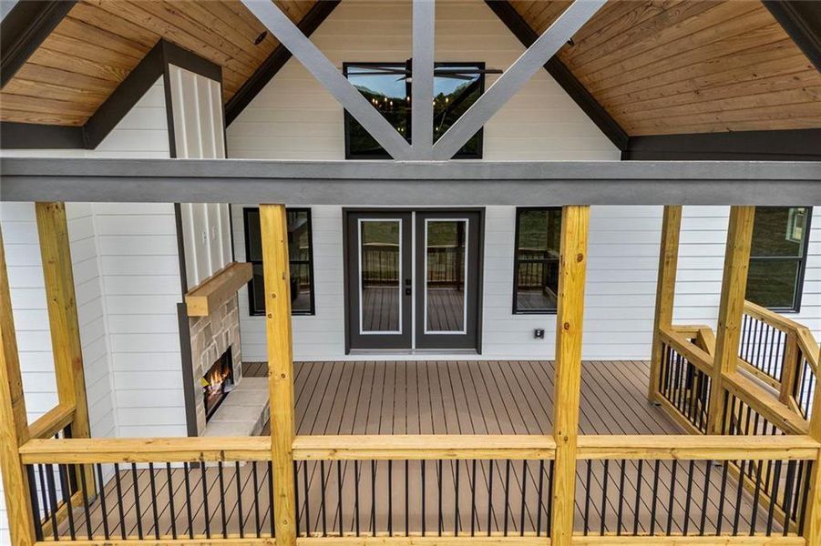 Exterior details and patio area of a home in , Monroe (Image 44). Exterior details and patio area of a home in , Monroe (Image 44).