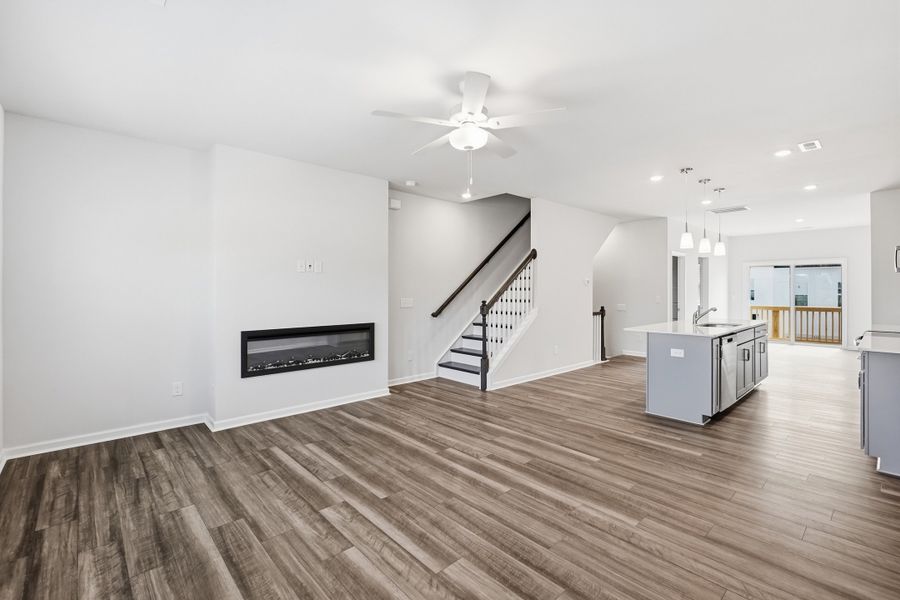 Spacious, unfurnished interior of a new home in Nichols Landing, Charlotte (Image 20). Spacious, unfurnished interior of a new home in Nichols Landing, Charlotte (Image 20).