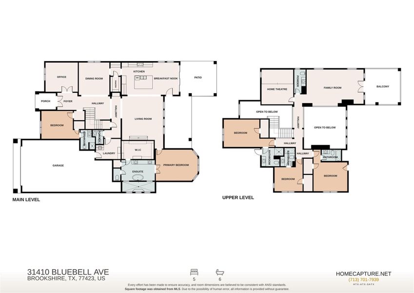 2D floor plan layout of this home in Jordan Ranch, Fulshear, TX (Image 5). 2D floor plan layout of this home in Jordan Ranch, Fulshear, TX (Image 5).