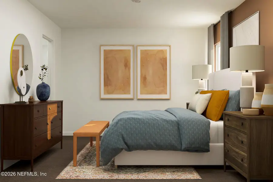 Furnished interior view inside a new home in , Jacksonville (Image 3).