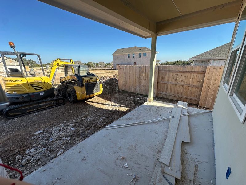 In-progress construction of a new home in La Cima, San Marcos, TX (Image 22).