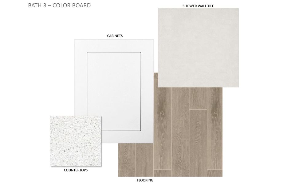 Sample of building materials used in homes in Urban Courtyard Homes at Easton Park, Austin (Image 6).