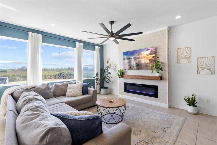 Furnished interior view inside a new home in Isles at Bayview, Parrish (Image 7).