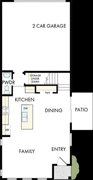 2D floor plan layout of this home in Revel Crossing at Wolf Ranch – The Ascent Collection, Colorado Springs, CO (Image 2). 2D floor plan layout of this home in Revel Crossing at Wolf Ranch – The Ascent Collection, Colorado Springs, CO (Image 2).