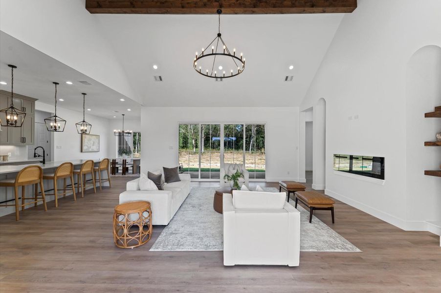 Furnished interior view inside a new home in , Conroe (Image 14).