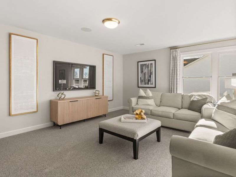 Representative furnished interior of a home built from the Montcrest by True Homes in Whispering Hills, Locust (Image 22).