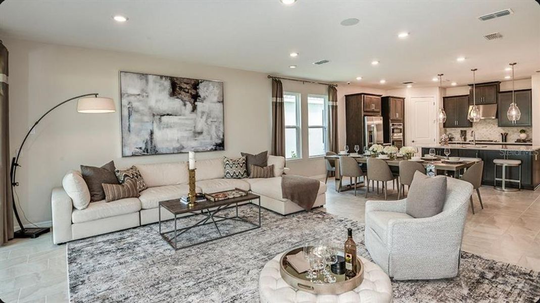 Furnished interior view inside a new home in Westview, Kissimmee (Image 6).