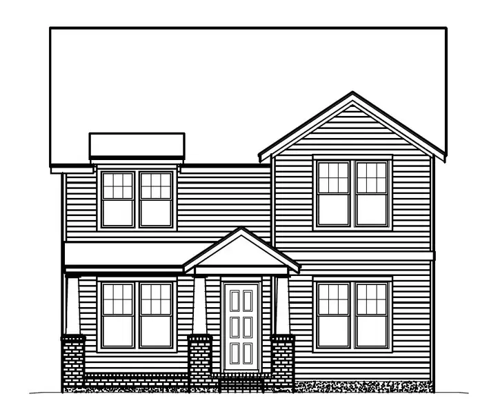 Representative rendering of the exterior for the Kelly by Cambridge Homes (Image 4).
