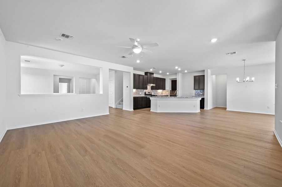 Spacious, unfurnished interior of a new home in Salerno - Classic Collection, Round Rock (Image 22). Spacious, unfurnished interior of a new home in Salerno - Classic Collection, Round Rock (Image 22).