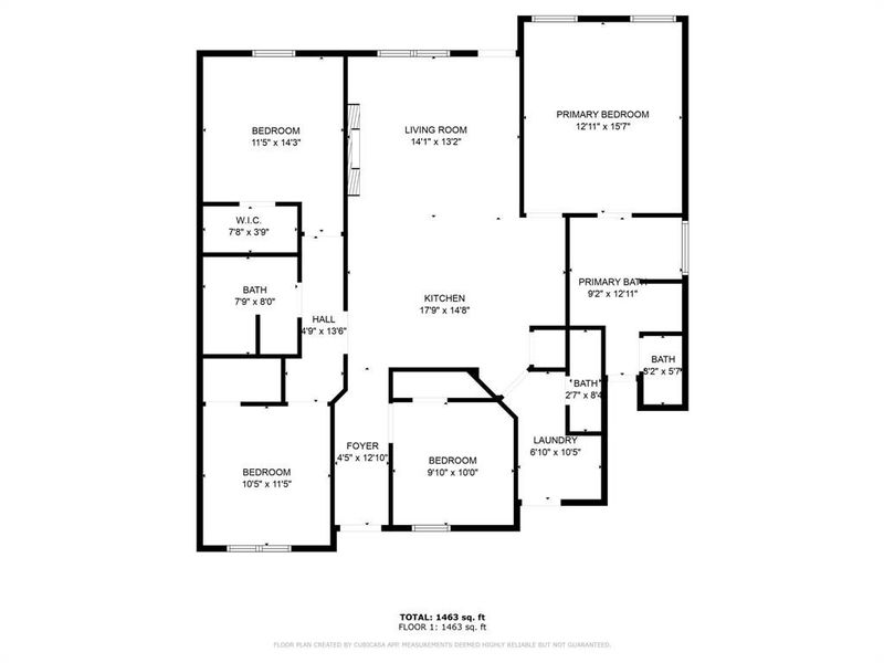 2D floor plan layout of this home in , Dallas, TX (Image 4).