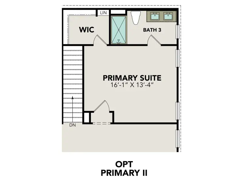 2D floor plan layout for the The Douglas B by Davidson Homes LLC in Hickory Ridge, Elmendorf, TX (Image 5). 2D floor plan layout for the The Douglas B by Davidson Homes LLC in Hickory Ridge, Elmendorf, TX (Image 5).