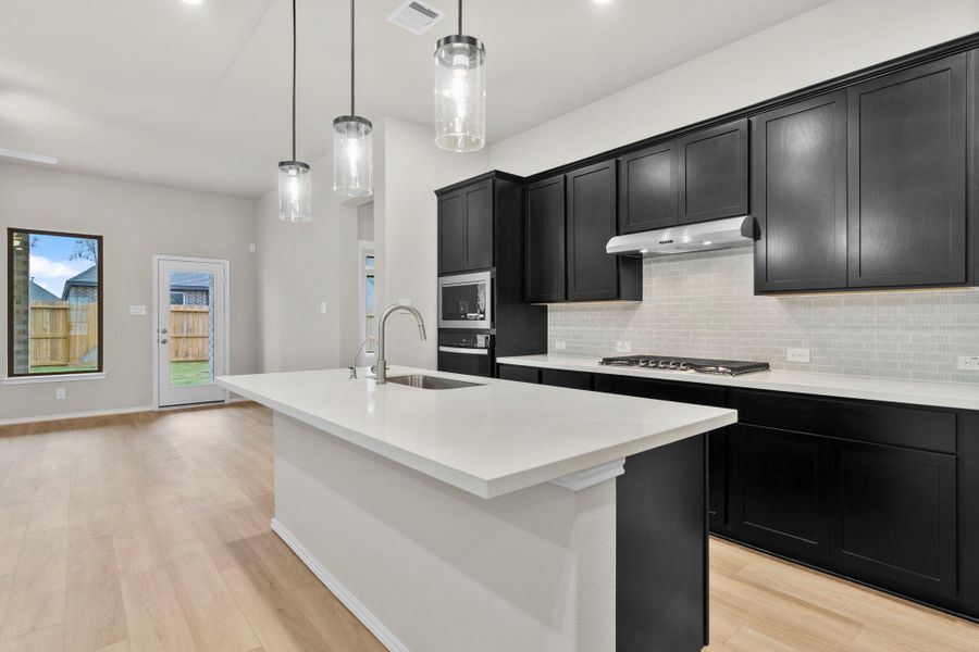 Furnished interior view inside a new home in The Highlands, Porter (Image 8).