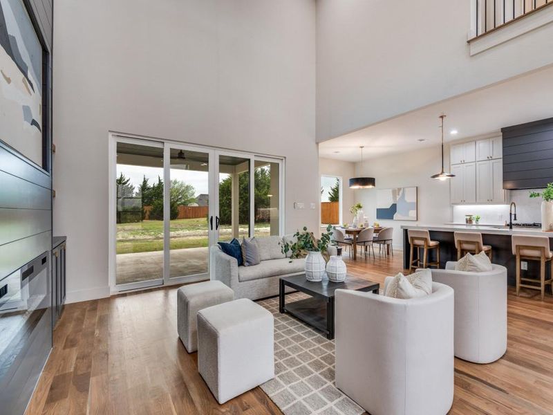 Furnished interior view inside a new home in , Red Oak (Image 25).