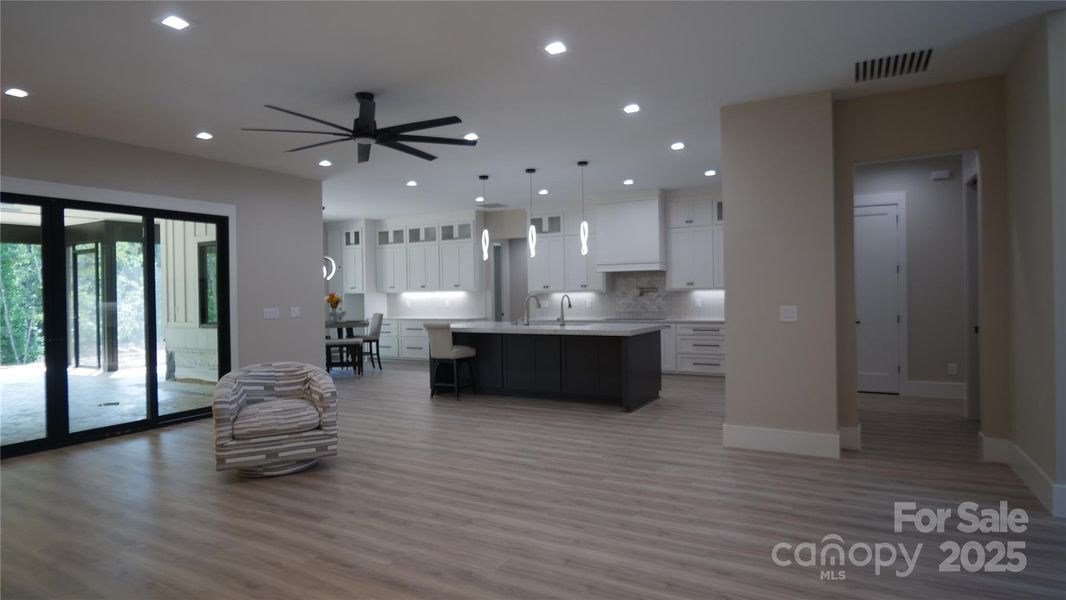 Living room looking into kitchen (representational only) Living room looking into kitchen (representational only)
