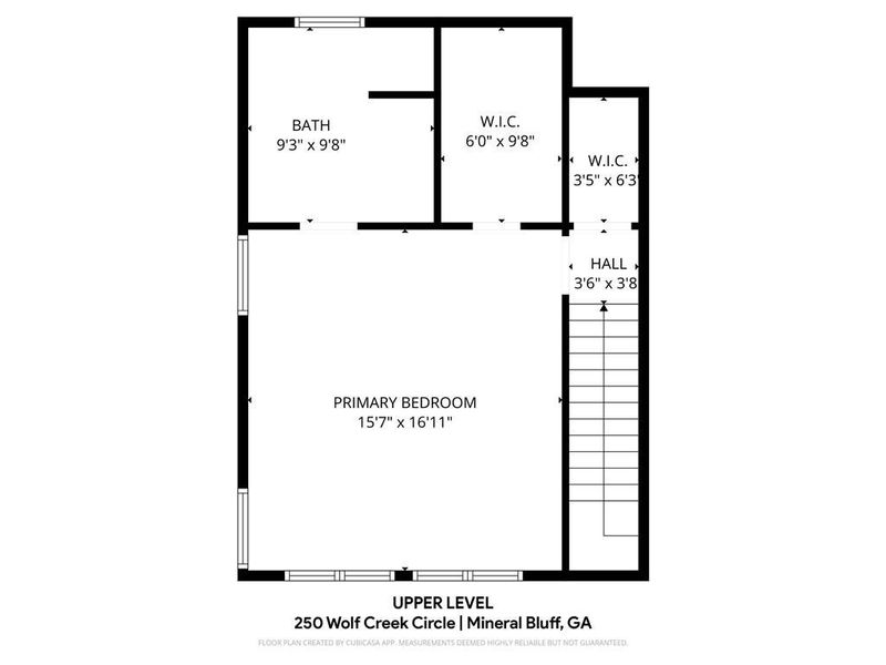 2D floor plan layout of this home in , Mineral Bluff, GA (Image 4).