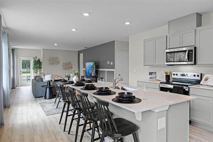 Furnished interior view inside a new home in , Lakeland (Image 3).