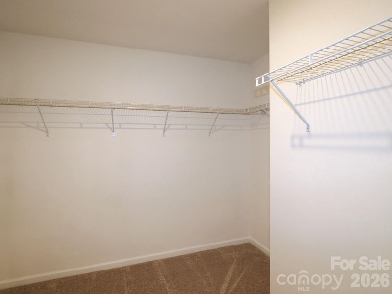 Owners walk-in closet Owners walk-in closet