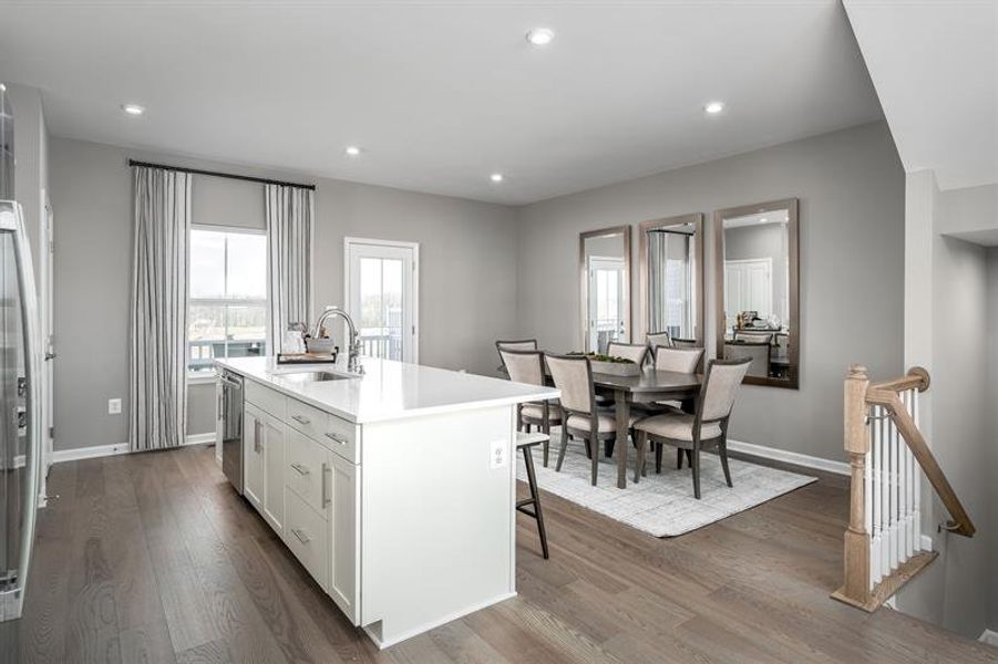 Furnished interior view inside a new home in Fall Crest, Antioch (Image 8).