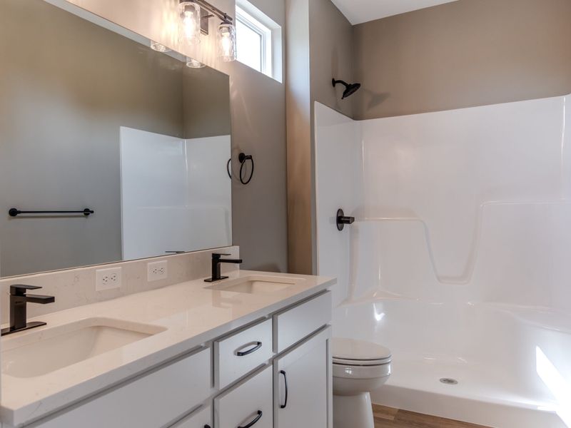 Furnished interior view inside a new home in Heritage Commons, Andover (Image 5).