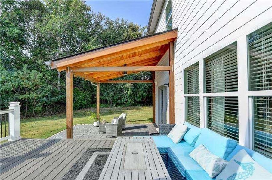 Exterior details and patio area of a home in , Braselton (Image 22).