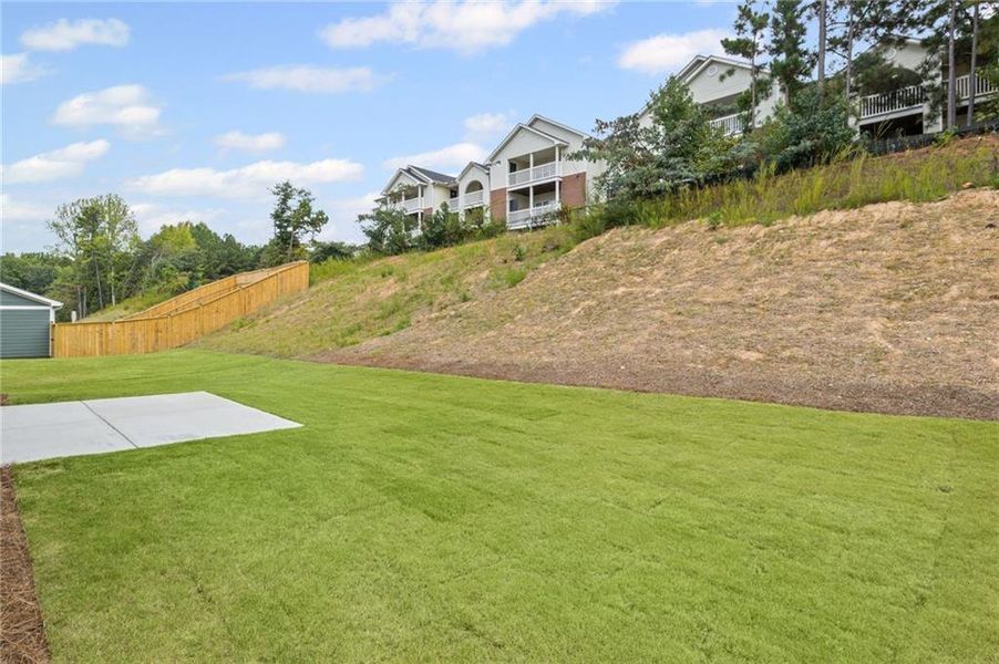 Exterior details and patio area of a home in Sage Woods, Dallas (Image 22).