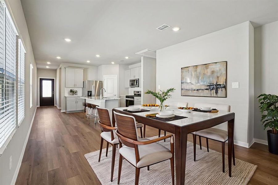 Furnished interior view inside a new home in Trails of Lavon - Spring Series, Lavon (Image 18).