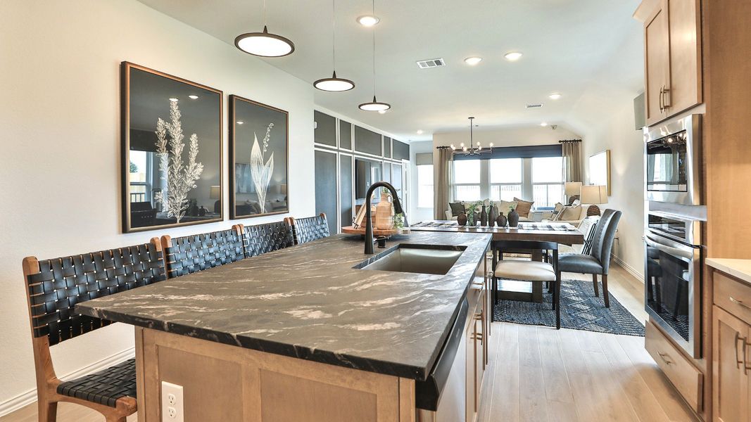 Furnished interior view inside a new home in Bridgeland Creekland Village, Cypress (Image 15).