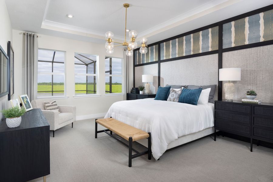 Representative furnished interior of a home built from the Terra Rosa by Mattamy Homes in Brightmore at Wellen Park, Venice (Image 9).