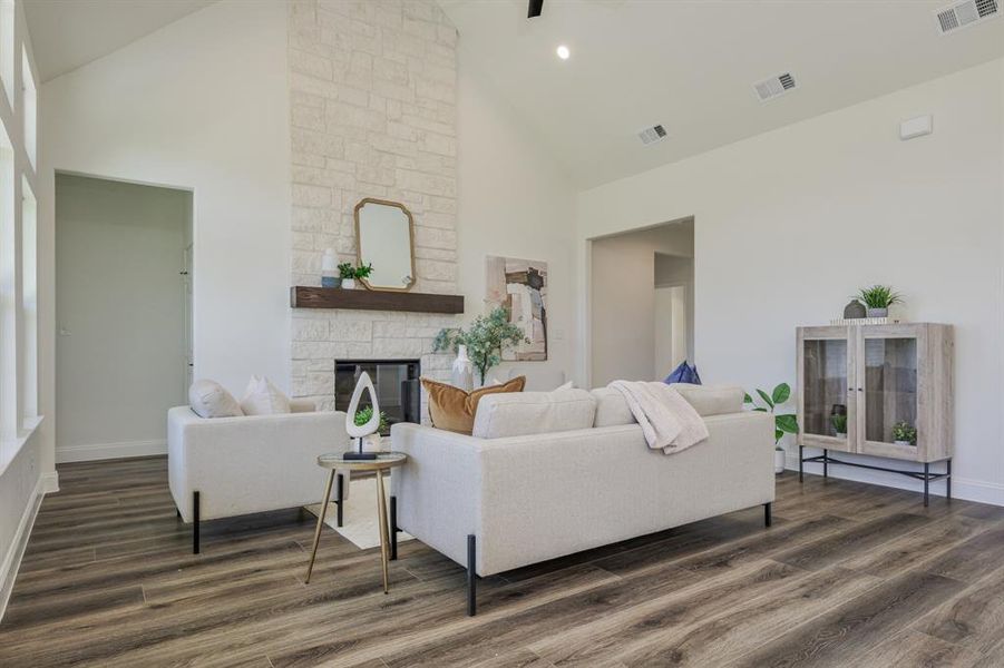 Furnished interior view inside a new home in , Farmersville (Image 7).