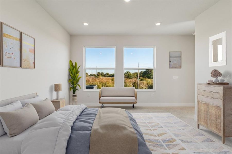 Furnished interior view inside a new home in Vistera of Venice – Garden Series, Nokomis (Image 14).