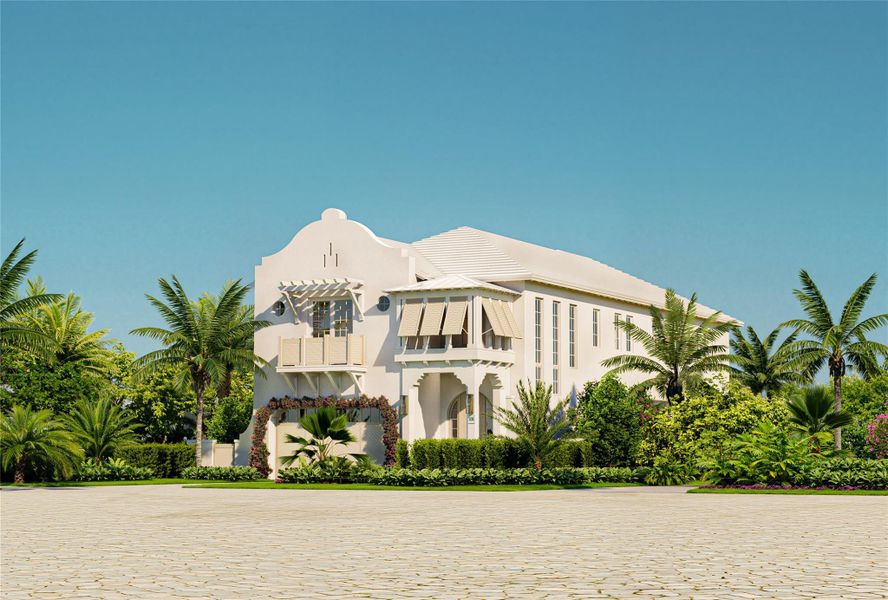 Front exterior of a new home in , Delray Beach, FL, highlighting curb appeal (Image 15).