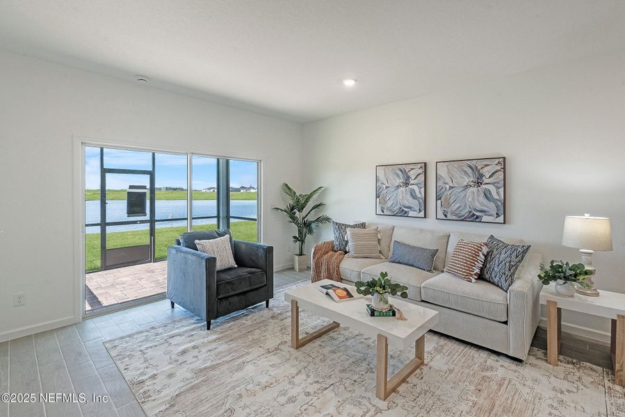 Furnished interior view inside a new home in Seaton Creek: Seaton Creek 50s, Jacksonville (Image 5).