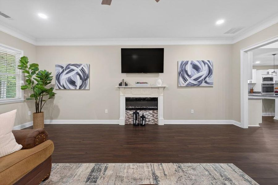 Furnished interior view inside a new home in , Oxford (Image 6). Furnished interior view inside a new home in , Oxford (Image 6).