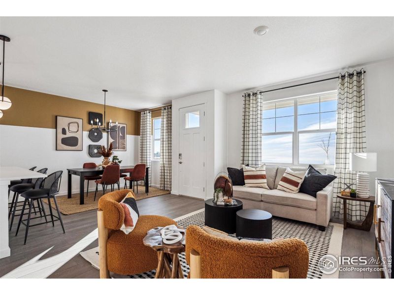 Furnished interior view inside a new home in Vantage, Berthoud (Image 6).