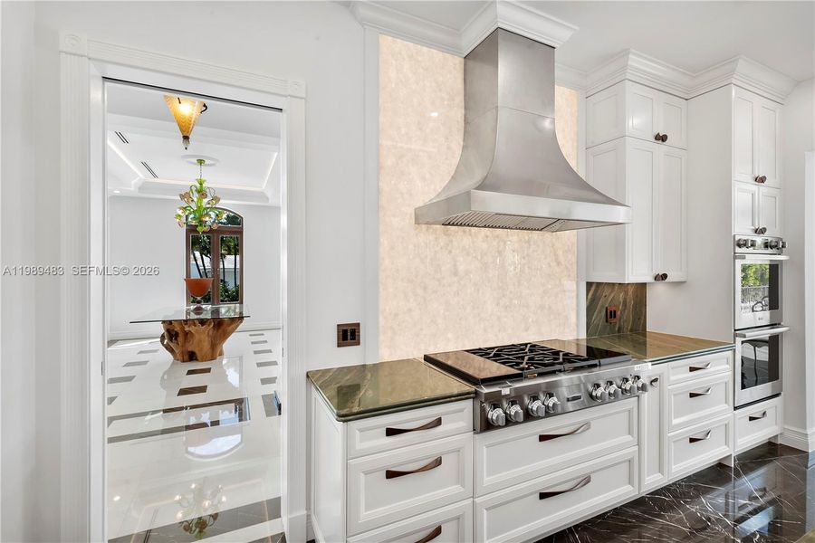 Furnished interior view inside a new home in , Surfside (Image 44).