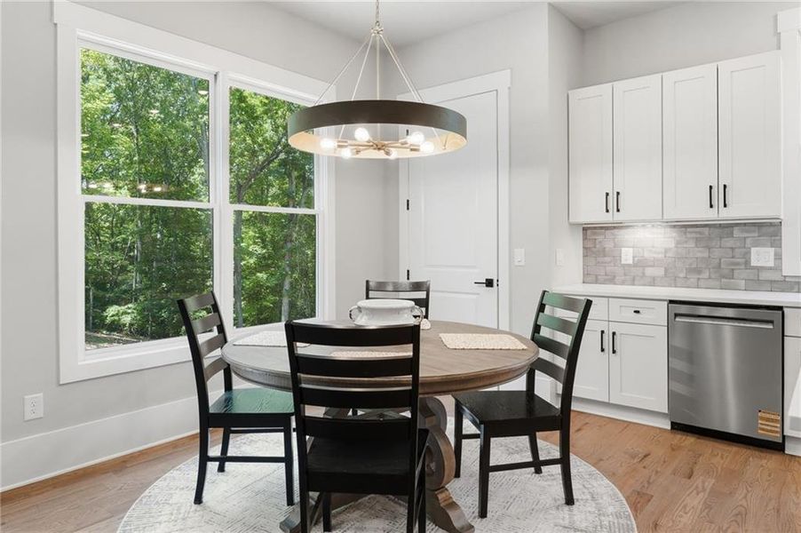 Furnished interior view inside a new home in , Canton (Image 18).