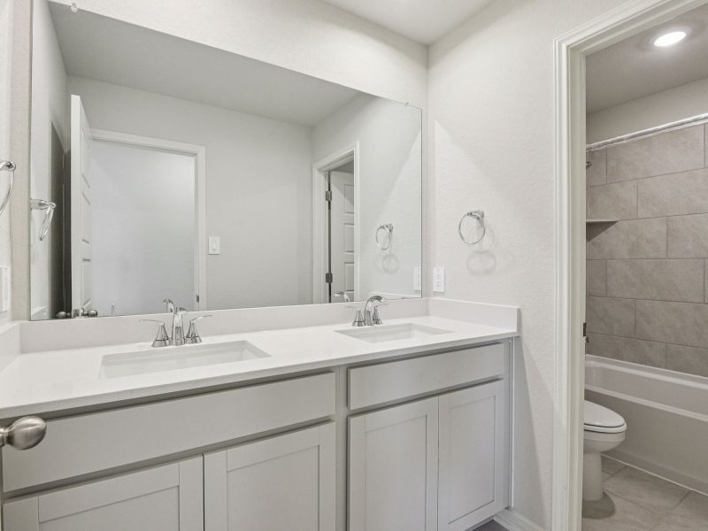 Furnished interior view inside a new home in Scenic Crest - Premier Series, Boerne (Image 9). Furnished interior view inside a new home in Scenic Crest - Premier Series, Boerne (Image 9).