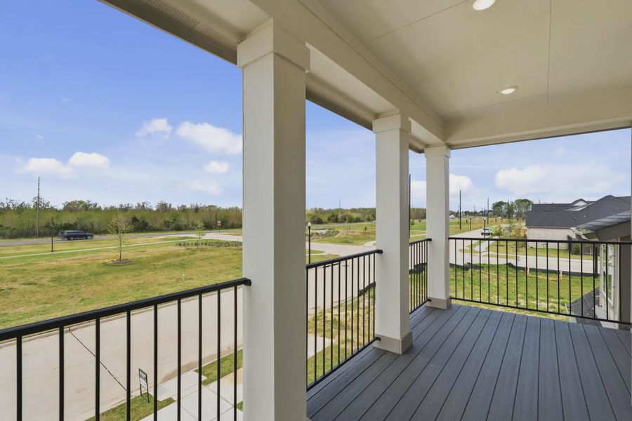 Representative exterior details of a home built from the Sorenstam by Chesmar Homes in Riceland Alley Loads, Mont Belvieu (Image 34).