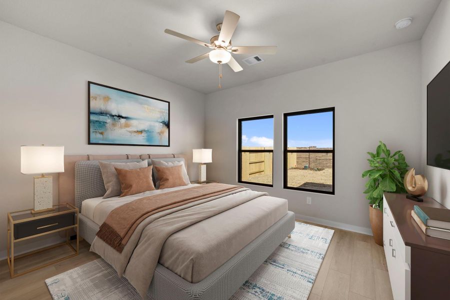 Furnished interior view inside a new home in Cypress Green, Hockley (Image 14).