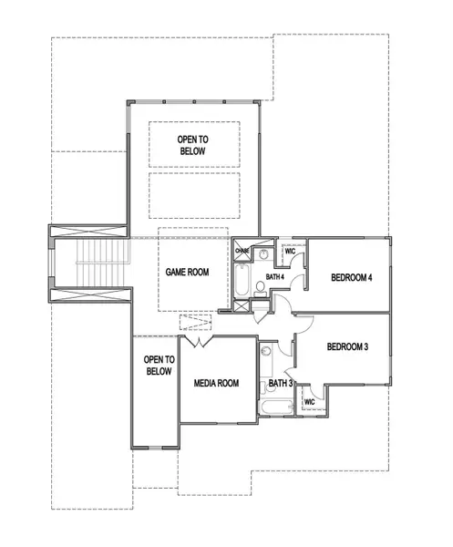 2D floor plan layout of this home in Blackhawk, Pflugerville, TX (Image 5). 2D floor plan layout of this home in Blackhawk, Pflugerville, TX (Image 5).